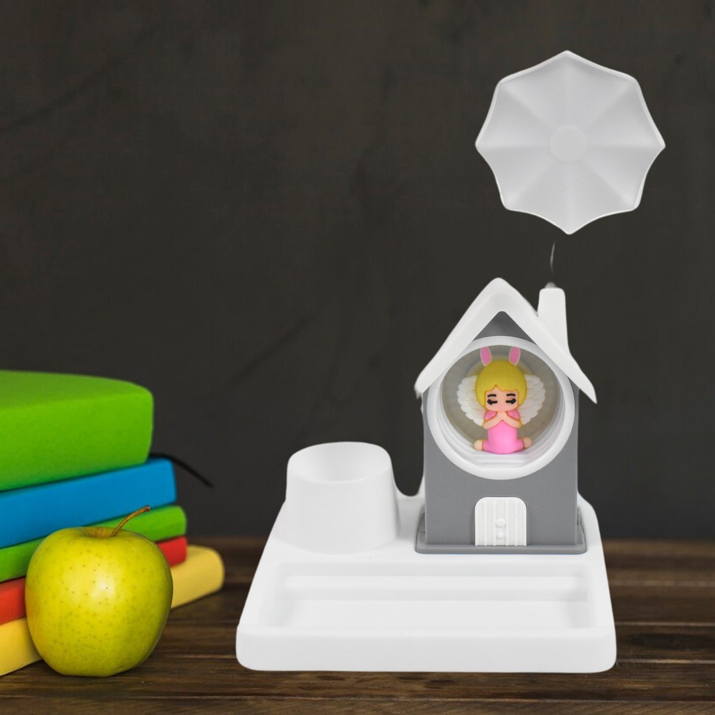 Cute Lovely Cartoon Home Design With Plastic Base Led Desk Light Multi Color Changes (1 Pc)
